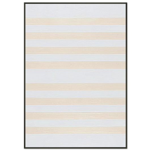 Agnes Martin  Loving Love Framed Art Print  - Aluminum Frame - 21x29.7 cm / 8x12"