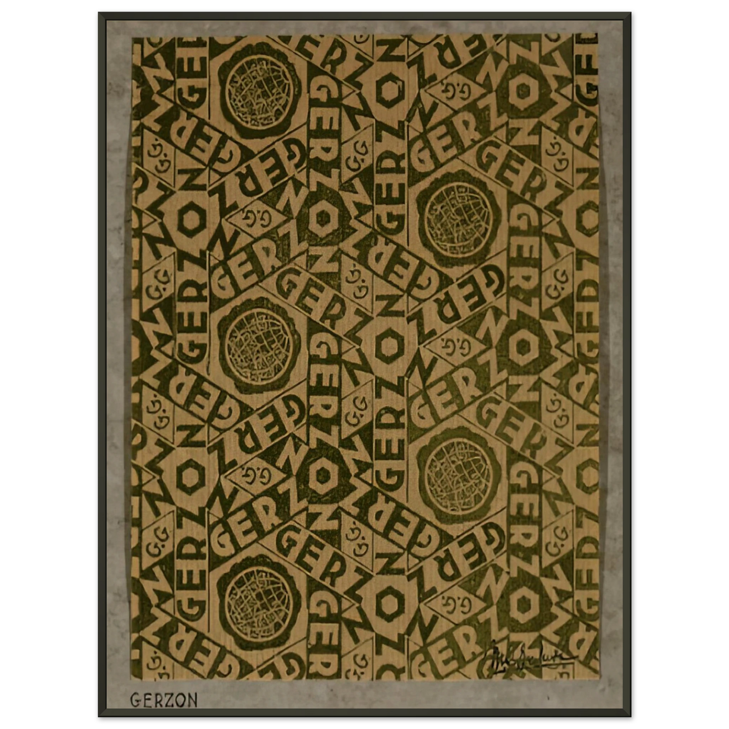 MC Escher  ESCHER 19 Framed Art Print  - Aluminum Frame - 60x80 cm / 24x32 inches