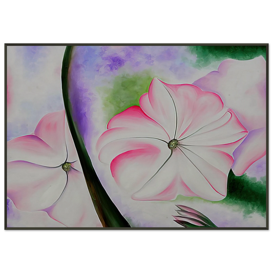 Georgia OKeeffe  Petunia No 2 Framed Art Print  - Aluminum Frame - 21x29.7 cm / 8x12"