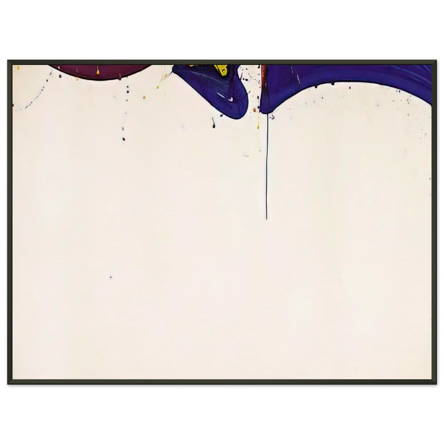 Sam Francis  Untitled  SF 64171  Framed Art Print  - Aluminum Frame - 70x100 cm / 28x40 inches