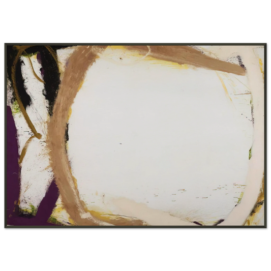 Norman Bluhm  Mojabe  1966 Framed Art Print  - Aluminum Frame - 21x29.7 cm / 8x12"