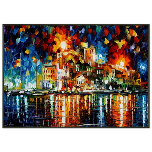 Leonid Afremov  Leonid Afremov Framed Art Print  - Aluminum Frame - 21x29.7 cm / 8x12"