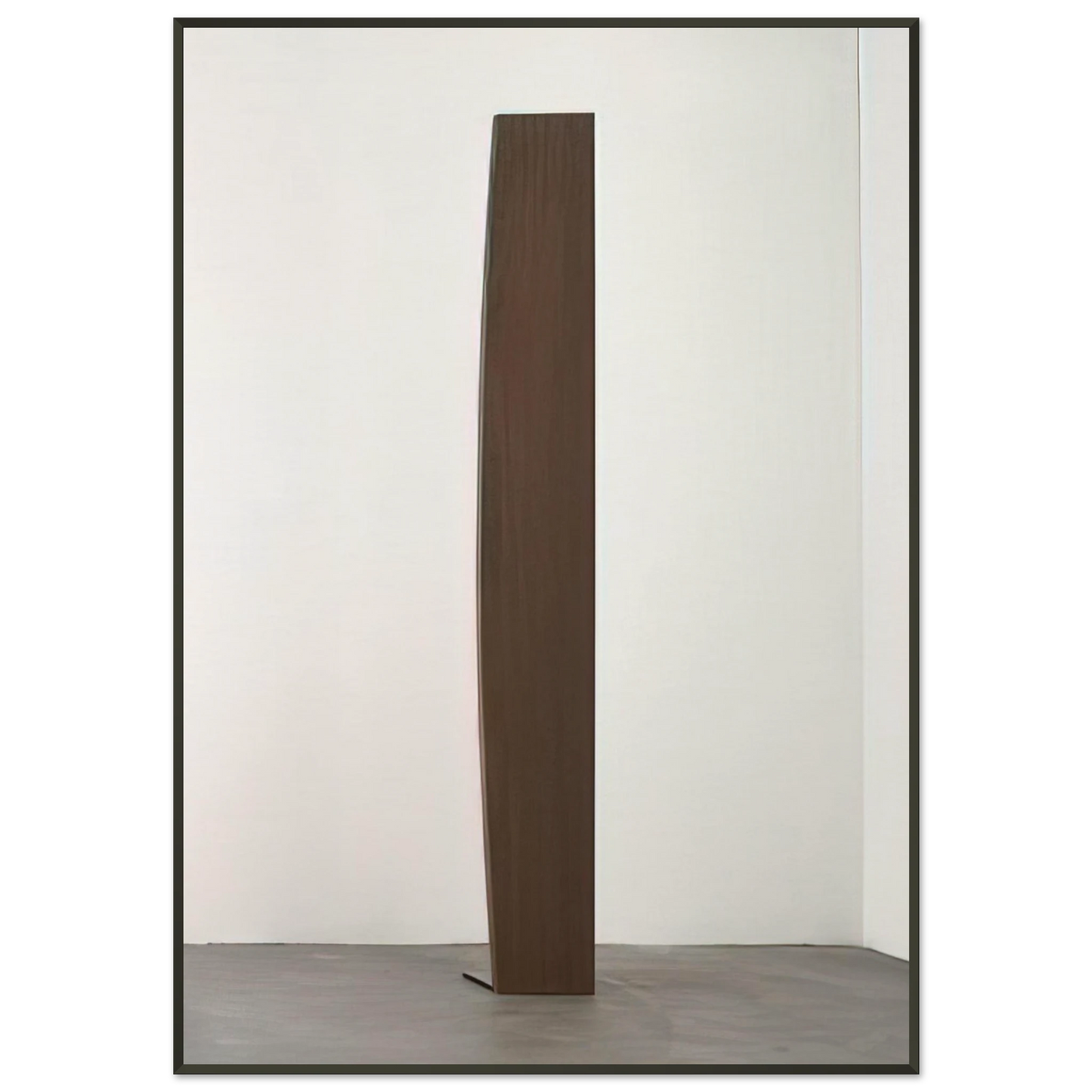 Ellsworth Kelly  Curve XXXVI Framed Art Print  - Aluminum Frame - 21x29.7 cm / 8x12"