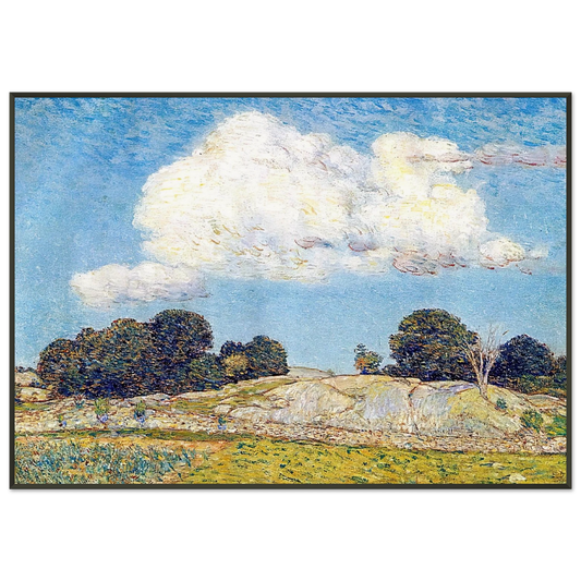 Childe Hassam  Dragon Cloud Old Lyme Framed Art Print  - Aluminum Frame - 21x29.7 cm / 8x12"