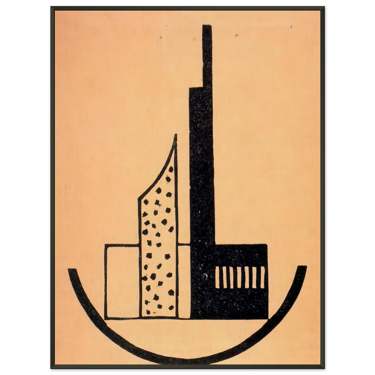 Laszlo MoholyNagy  The storm Framed Art Print  - Aluminum Frame - 40x50 cm / 16x20 inches