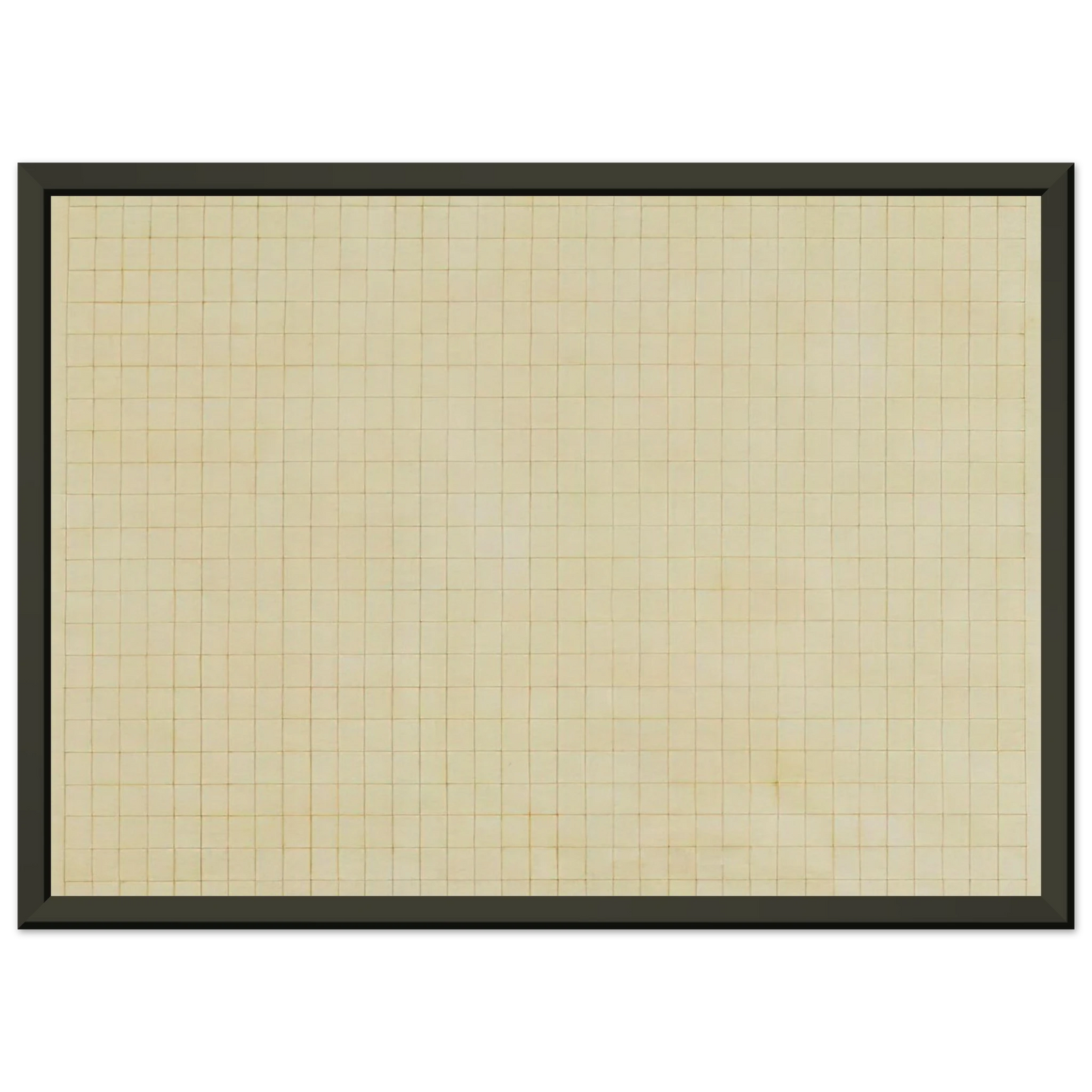 Agnes Martin  The Harvest Framed Art Print  - Aluminum Frame - 40x50 cm / 16x20 inches