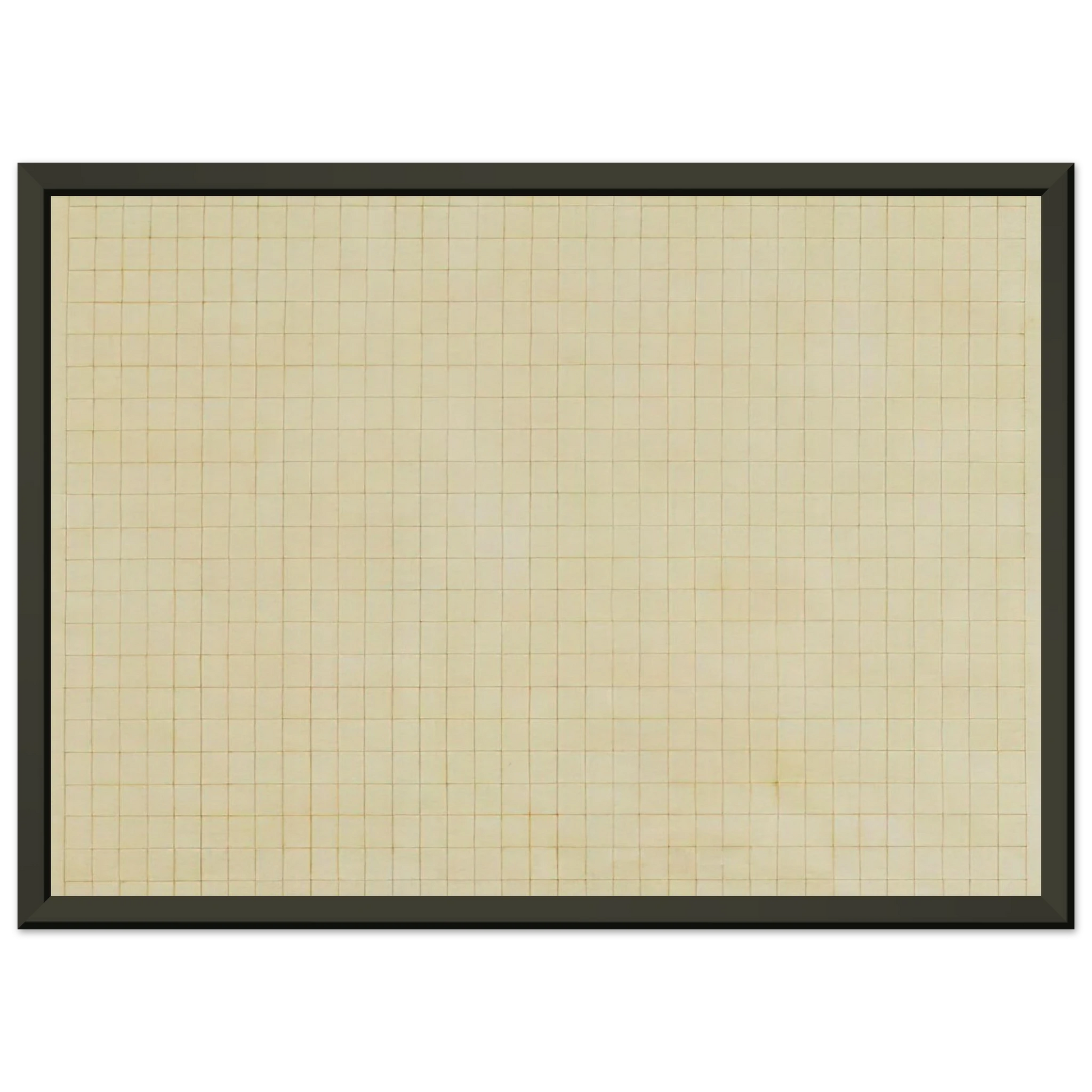 Agnes Martin  The Harvest Framed Art Print  - Aluminum Frame - 40x50 cm / 16x20 inches