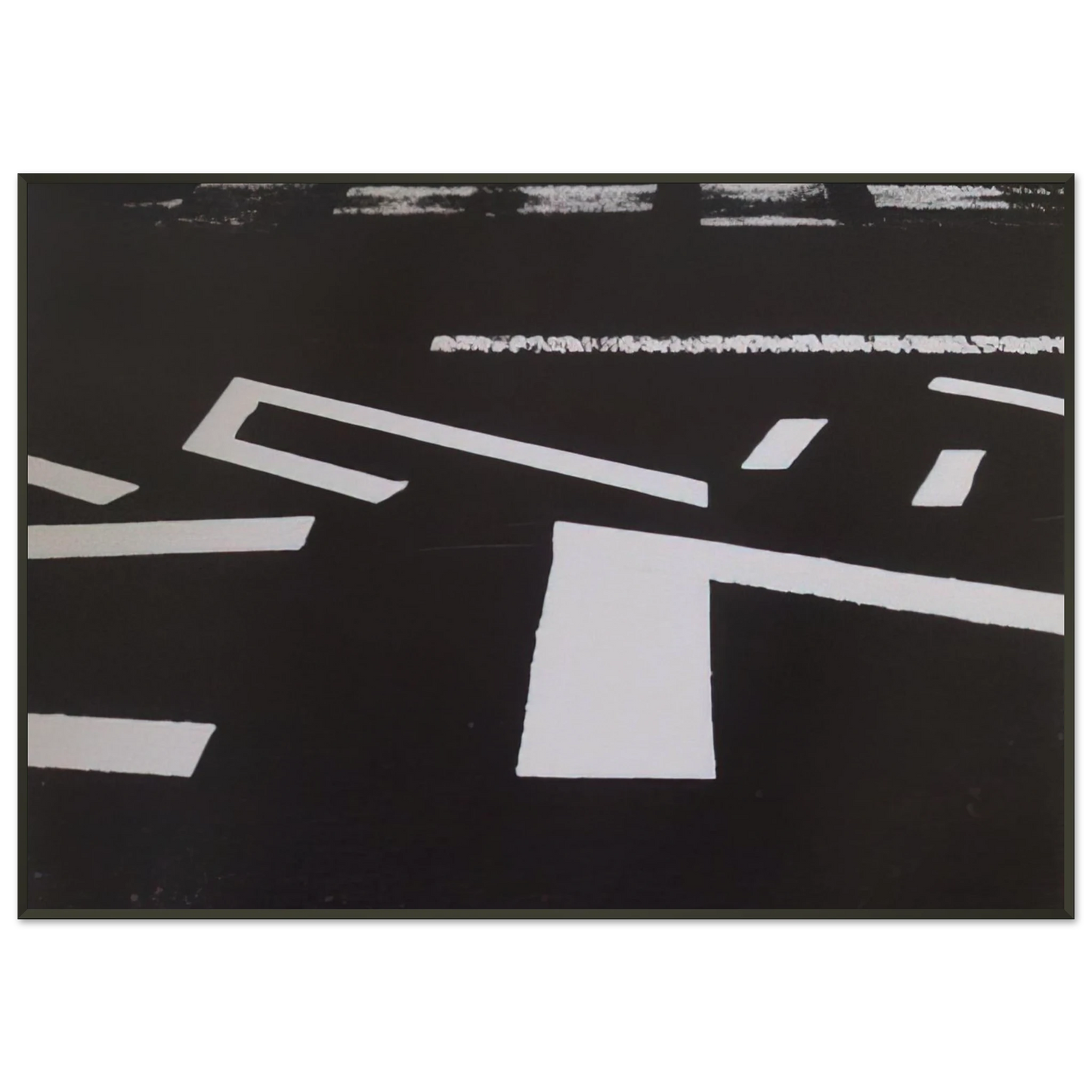 Nasreen Mohamedi  Untitled XVIII  1981 Framed Art Print  - Aluminum Frame - 21x29.7 cm / 8x12"