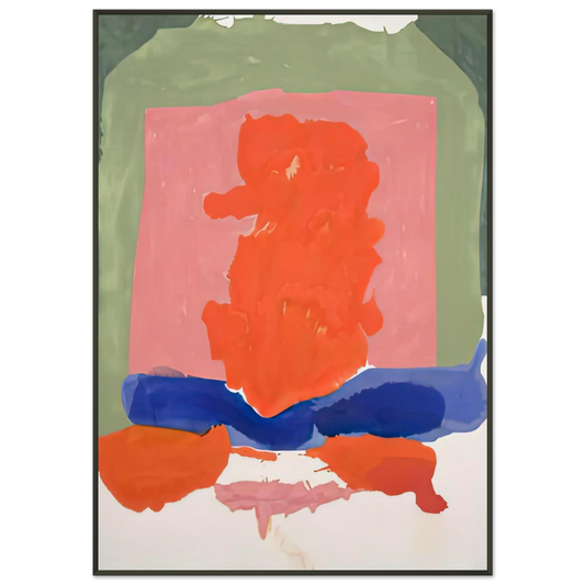 Helen Frankenthaler  Smalls Paradise 1964 Framed Art Print  - Aluminum Frame - 21x29.7 cm / 8x12"
