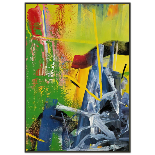 Gerhard Richter  KORN Framed Art Print  - Aluminum Frame - 21x29.7 cm / 8x12"