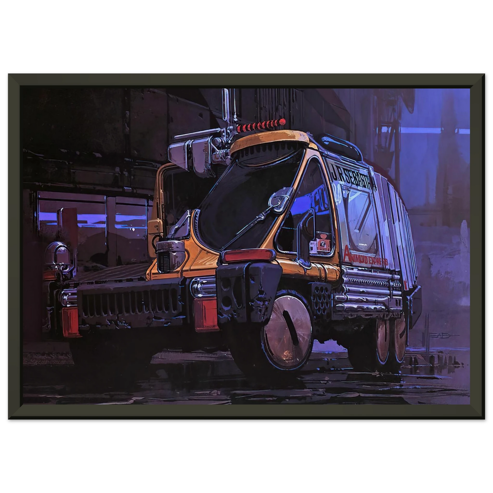 Syd Mead  Syd Mead Framed Art Print  - Aluminum Frame - 40x50 cm / 16x20 inches