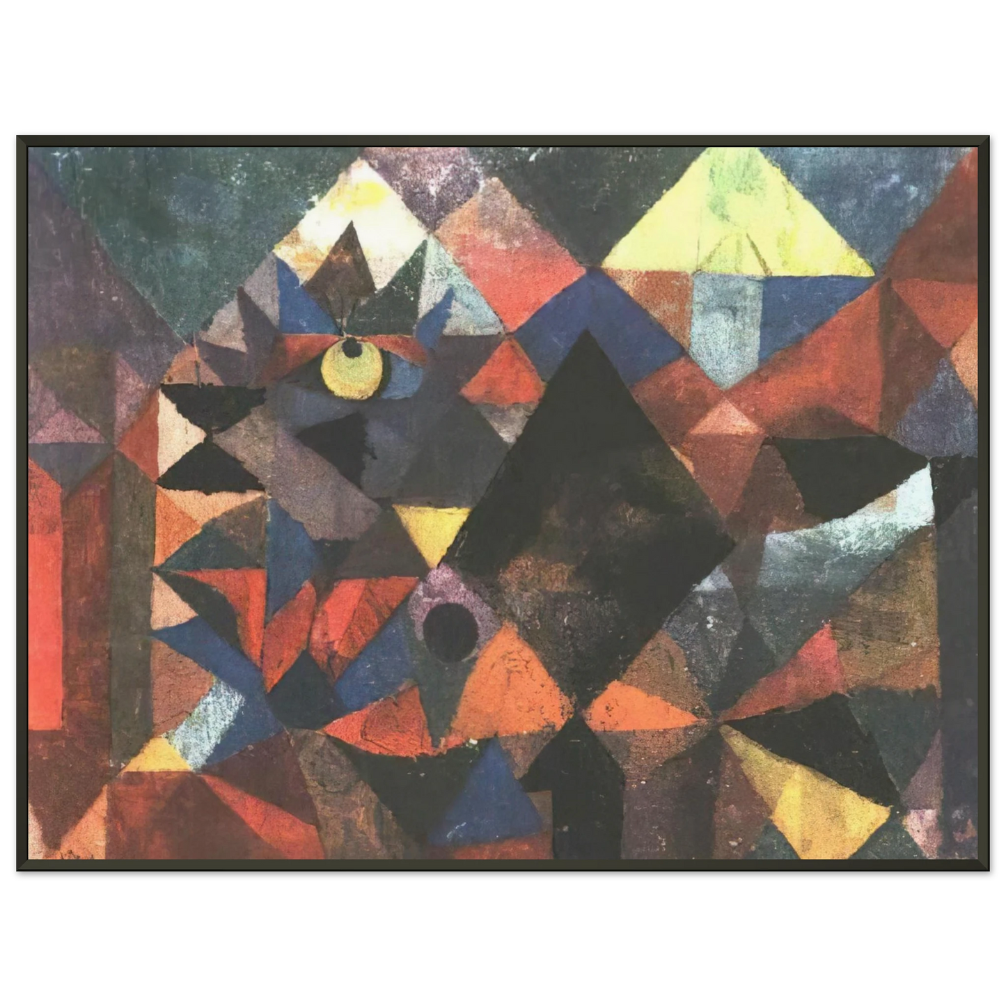 Paul Klee  THE LIGHT AND SO MUCH ELSE 1931 Framed Art Print  - Aluminum Frame - 40x50 cm / 16x20 inches