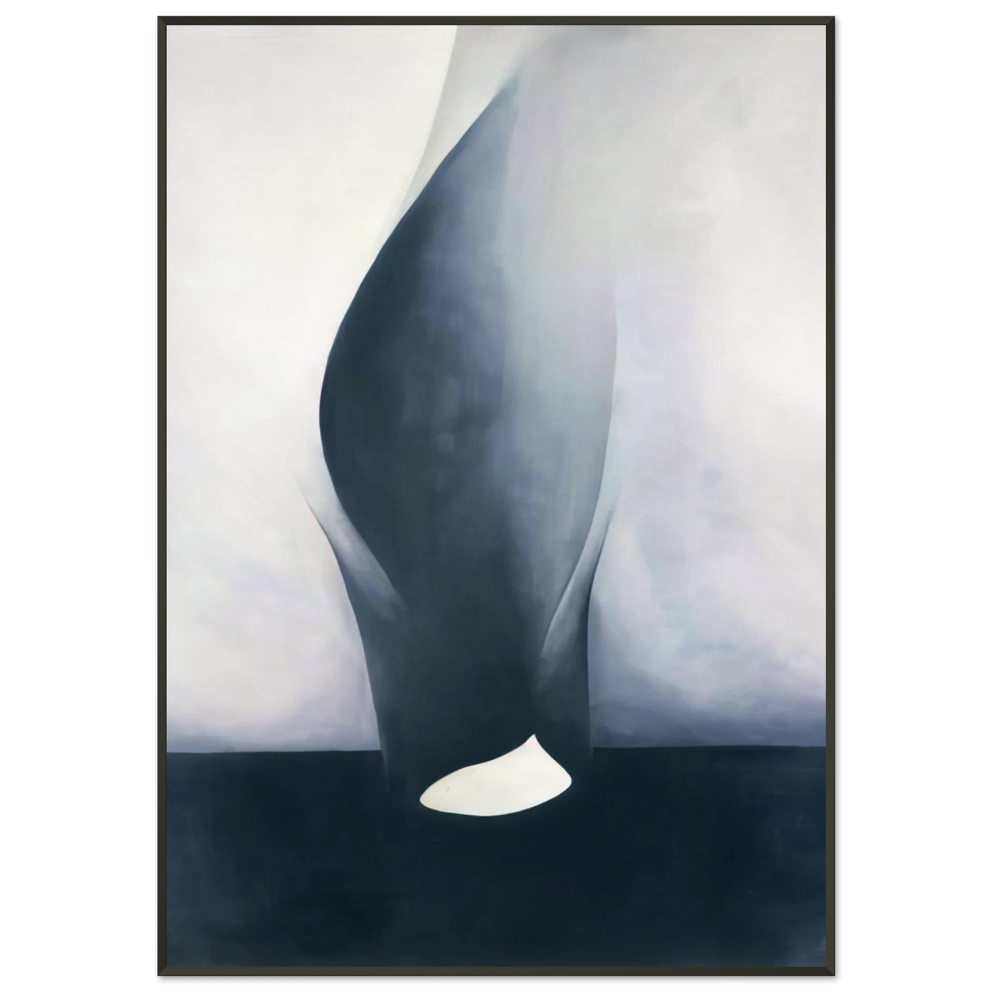 Georgia OKeeffe  Shell and Old Shingle VI Framed Art Print  - Aluminum Frame - 21x29.7 cm / 8x12"