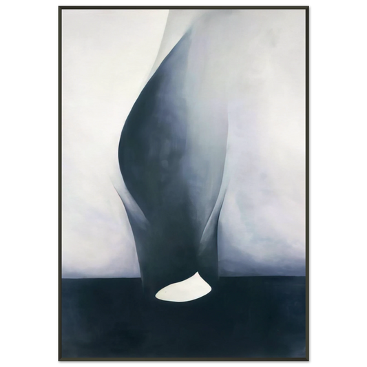 Georgia OKeeffe  Shell and Old Shingle VI Framed Art Print  - Aluminum Frame - 21x29.7 cm / 8x12"