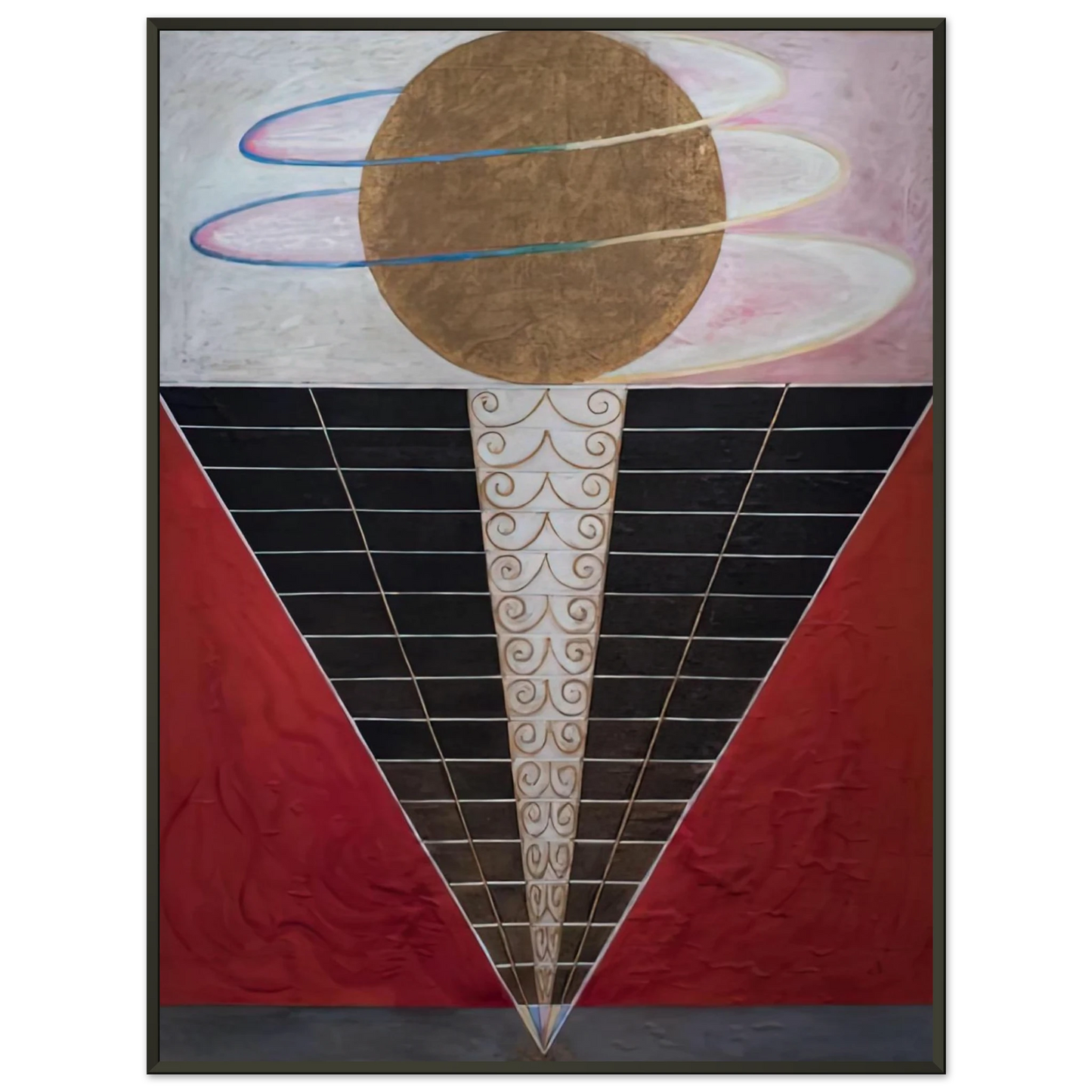 Hilma af Klint  ALTARPIECE NO 2 1915 Framed Art Print  - Aluminum Frame - 40x50 cm / 16x20 inches