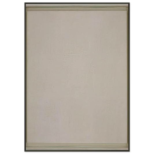 Ad Reinhardt  Untitled  1954 Framed Art Print  - Aluminum Frame - 21x29.7 cm / 8x12"