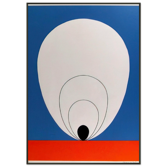 Clarence Holbrook Carter  Tulip  1978 Framed Art Print  - Aluminum Frame - 21x29.7 cm / 8x12"