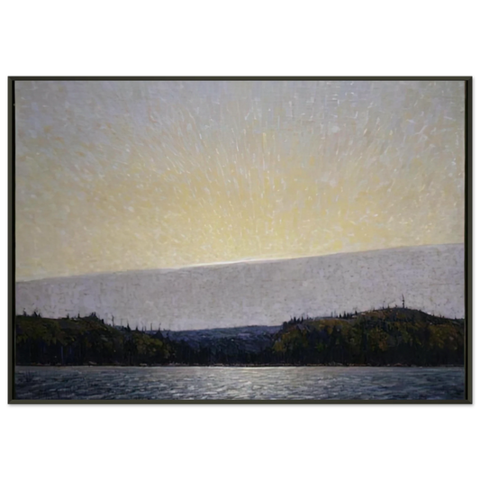 Tom Thomson  MORNING CLOUD 1913 Framed Art Print  - Aluminum Frame - 21x29.7 cm / 8x12"