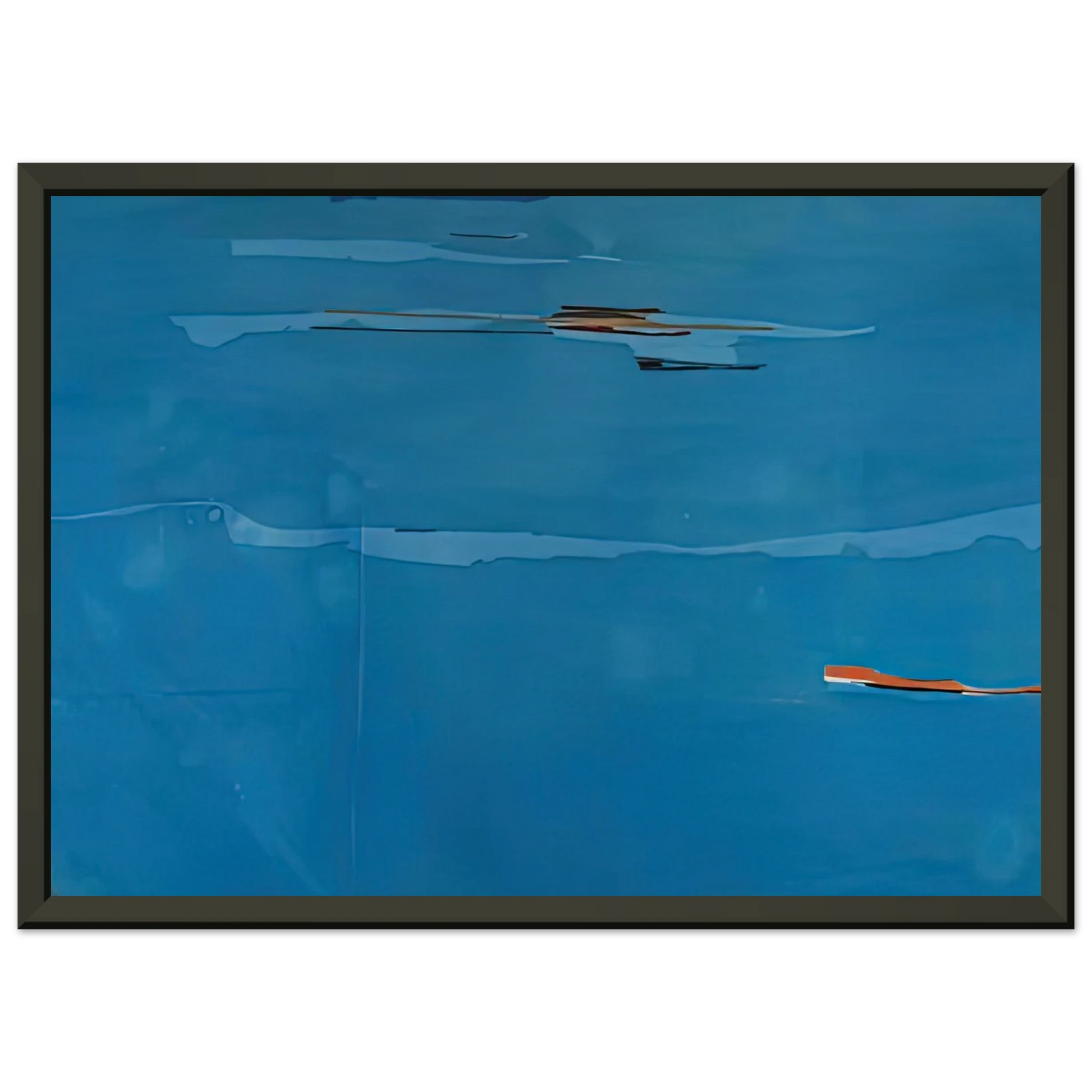 Helen Frankenthaler  Ocean Drive West 1 1974 Framed Art Print  - Aluminum Frame - 40x50 cm / 16x20 inches