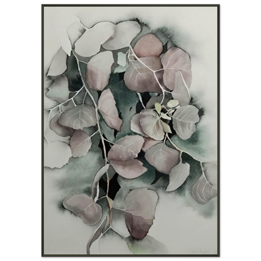 Eyvind Earle  Autumn Leaves Framed Art Print  - Aluminum Frame - 21x29.7 cm / 8x12"