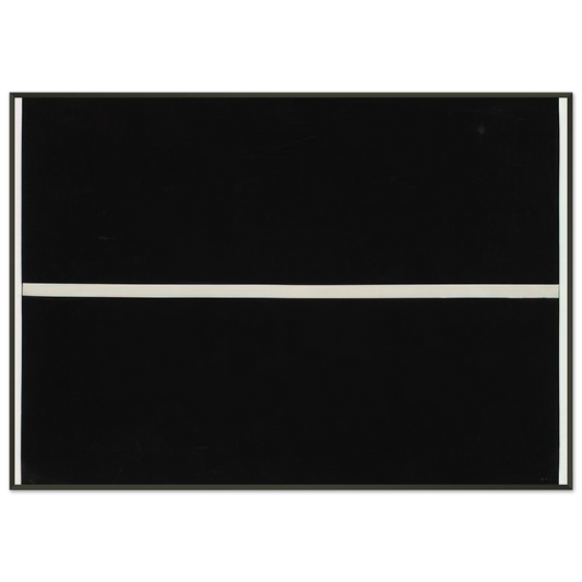 Ellsworth Kelly  Horizontal Band Framed Art Print  - Aluminum Frame - 21x29.7 cm / 8x12"