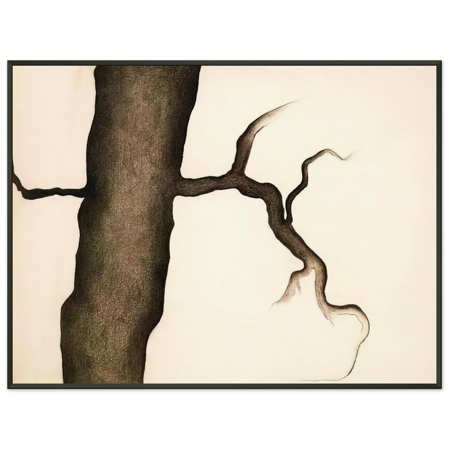 Georgia OKeeffe  Drawing III Framed Art Print  - Aluminum Frame - 70x100 cm / 28x40 inches