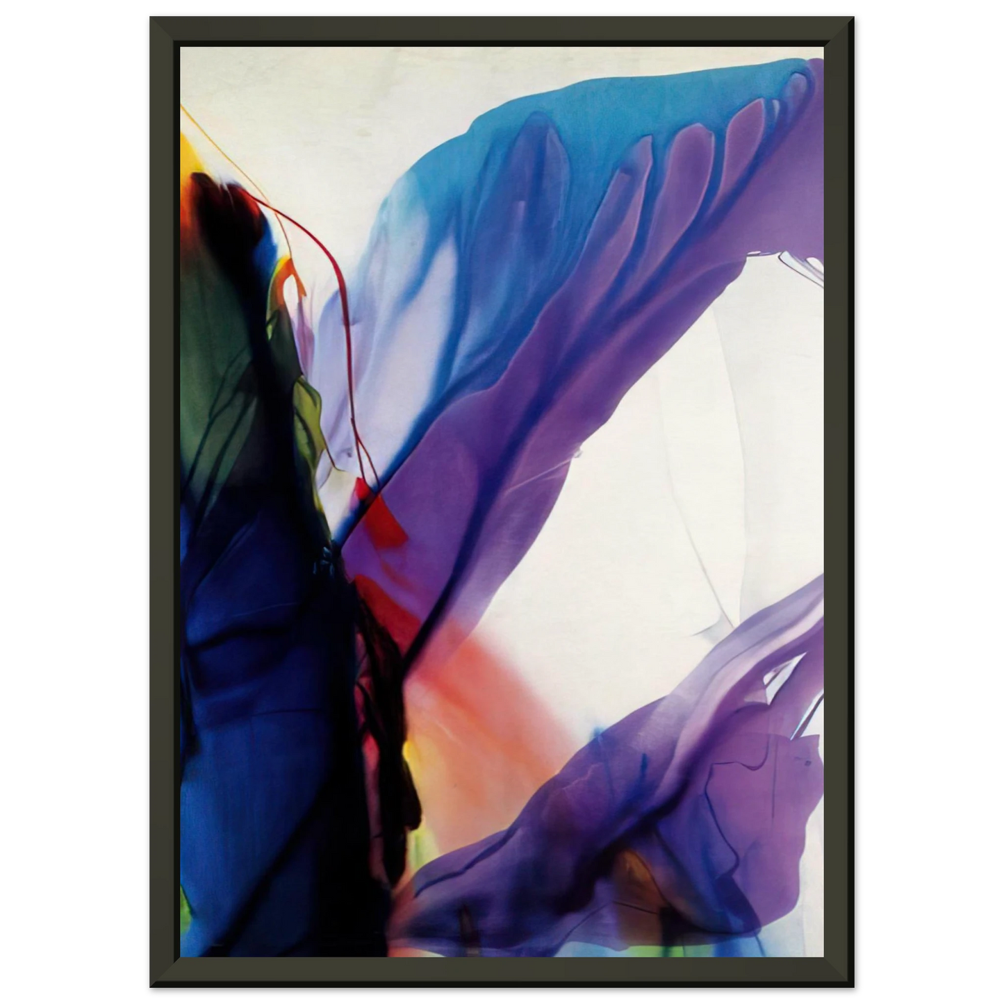 Paul Jenkins  Phenomena Yonder Near Framed Art Print  - Aluminum Frame - 40x50 cm / 16x20 inches