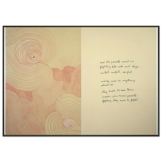 Louise Bourgeois  SUBLIMATION 2002 0 Framed Art Print  - Aluminum Frame - 21x29.7 cm / 8x12"