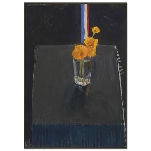 Richard Diebenkorn  Poppies Framed Art Print  - Aluminum Frame - 21x29.7 cm / 8x12"