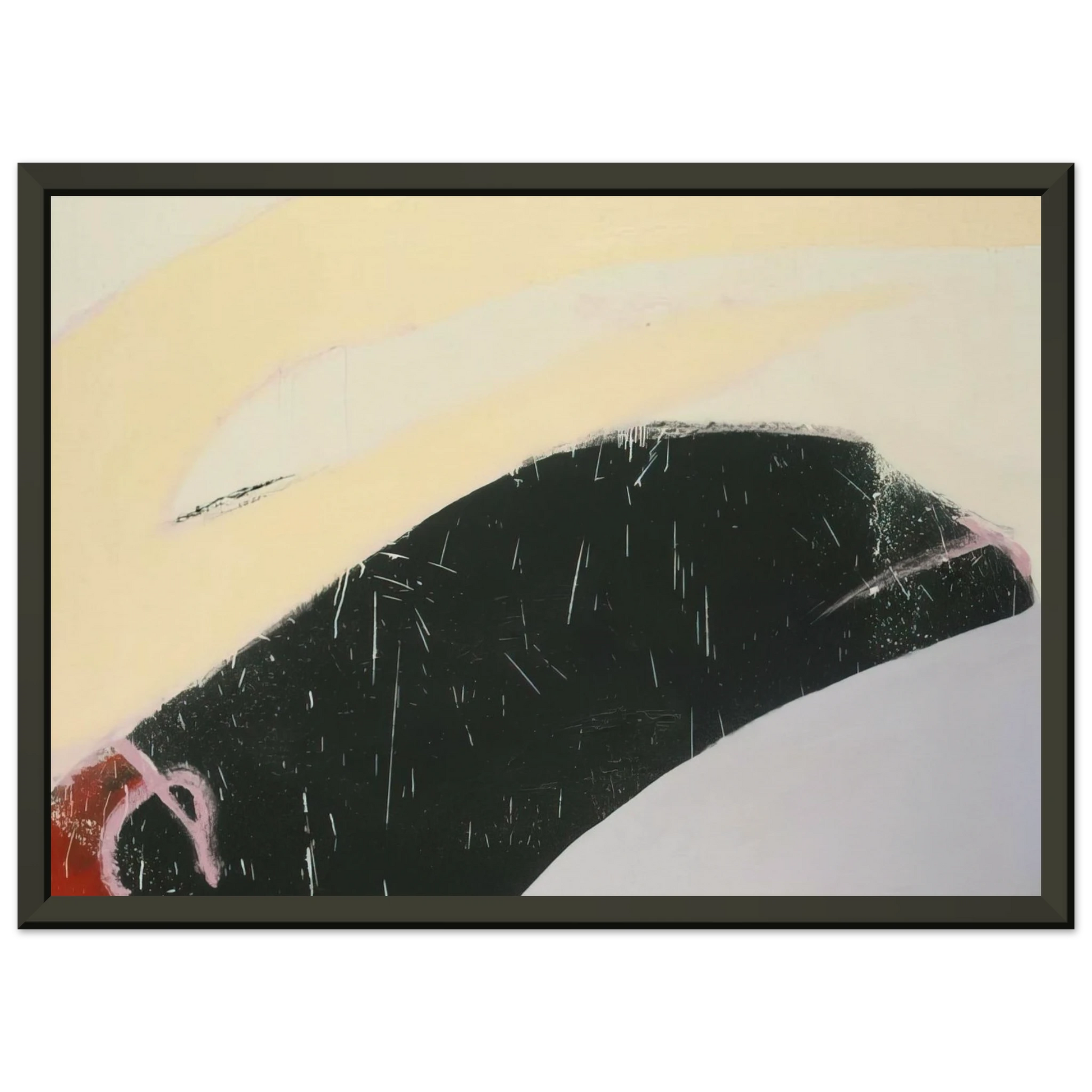 Norman Bluhm  Acheron  1971 Framed Art Print  - Aluminum Frame - 40x50 cm / 16x20 inches