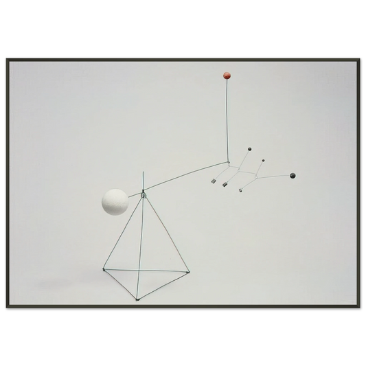 Alexander Calder  SMALL FEATHERS 1931 Framed Art Print  - Aluminum Frame - 21x29.7 cm / 8x12"