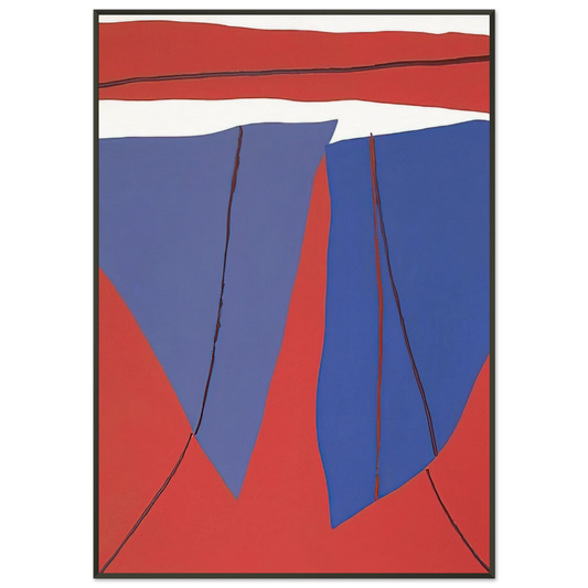 Ray Parker  Spring  1984 Framed Art Print  - Aluminum Frame - 21x29.7 cm / 8x12"
