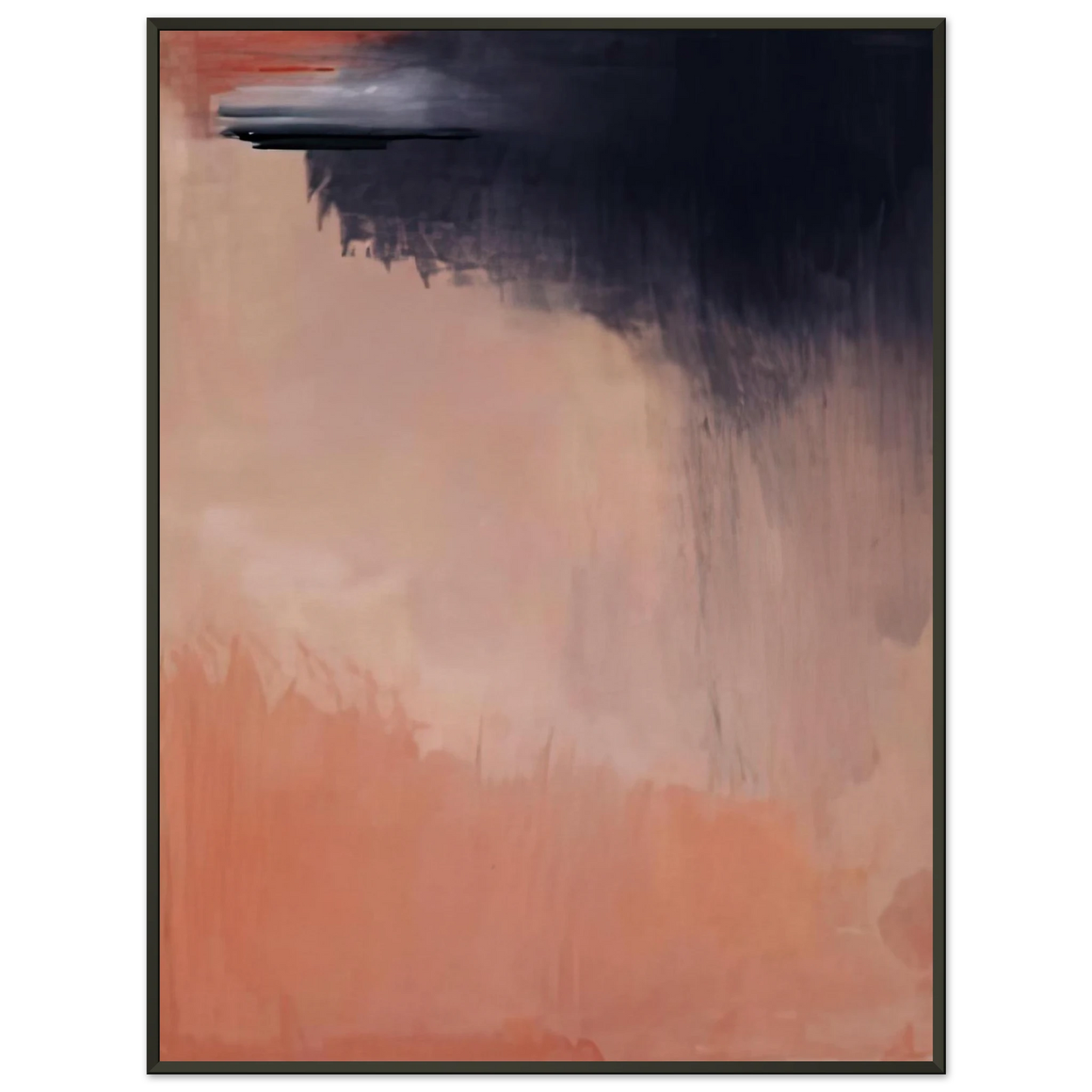 Helen Frankenthaler  Cloud Burst 2002 Framed Art Print  - Aluminum Frame - 70x100 cm / 28x40 inches