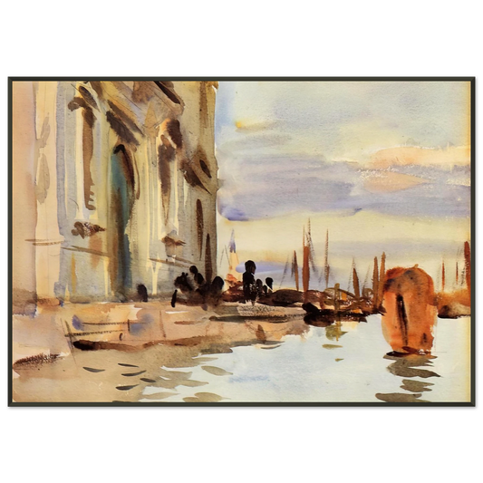 John Singer Sargent  Spirito Santo Saattera Framed Art Print  - Aluminum Frame - 21x29.7 cm / 8x12"