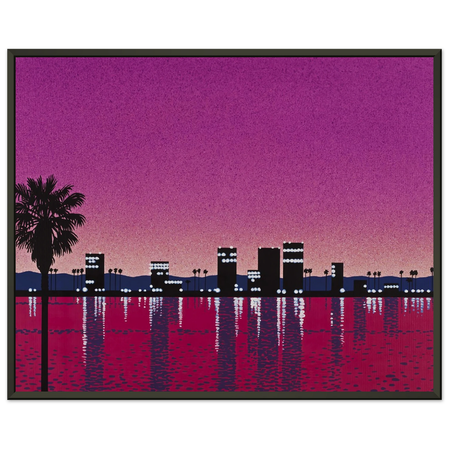Hiroshi Nagai  The Limelight  monolog Framed Art Print  - Aluminum Frame - 60x80 cm / 24x32 inches