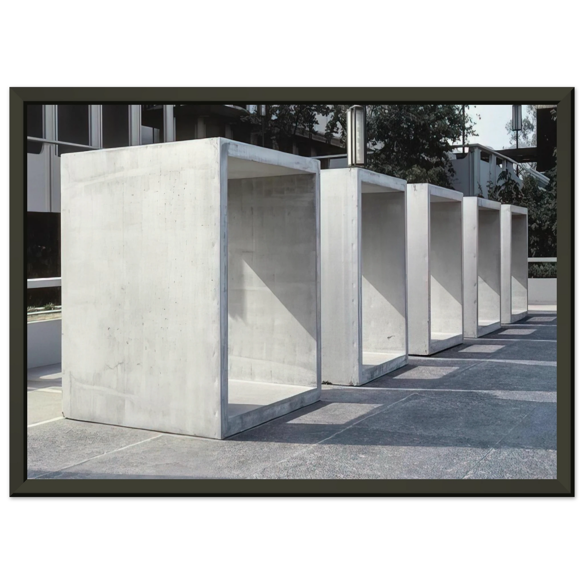 Donald Judd  Untitled for Leo Castelli  1977 Framed Art Print  - Aluminum Frame - 40x50 cm / 16x20 inches