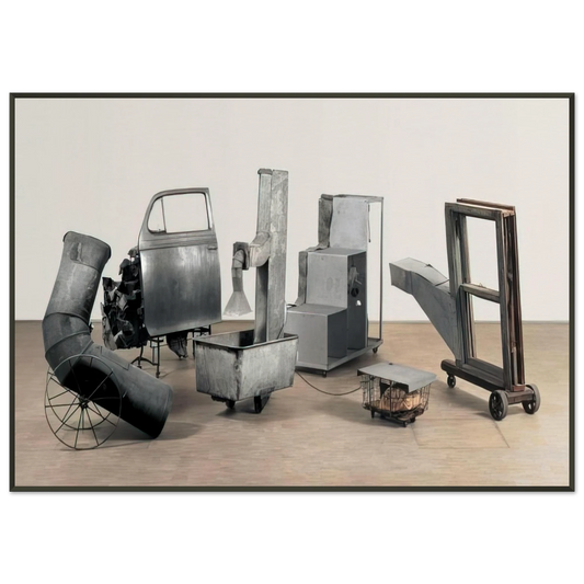 Robert Rauschenberg  ORACLE 1965 Framed Art Print  - Aluminum Frame - 21x29.7 cm / 8x12"