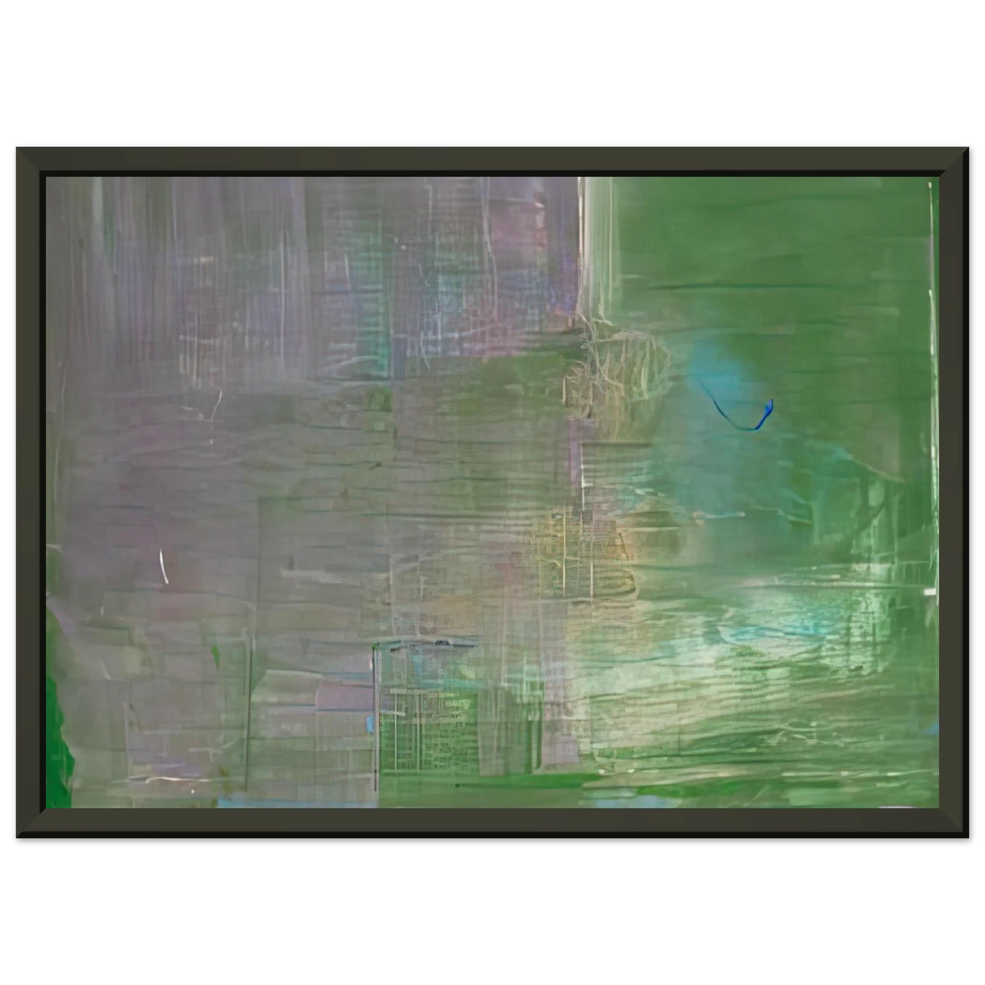 Helen Frankenthaler  Claudes Message 1976 Framed Art Print  - Aluminum Frame - 70x100 cm / 28x40 inches