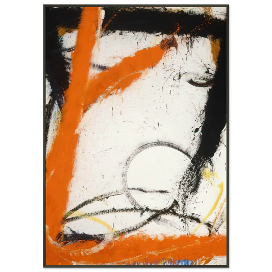 Norman Bluhm  Waterloo  1965 Framed Art Print  - Aluminum Frame - 21x29.7 cm / 8x12"