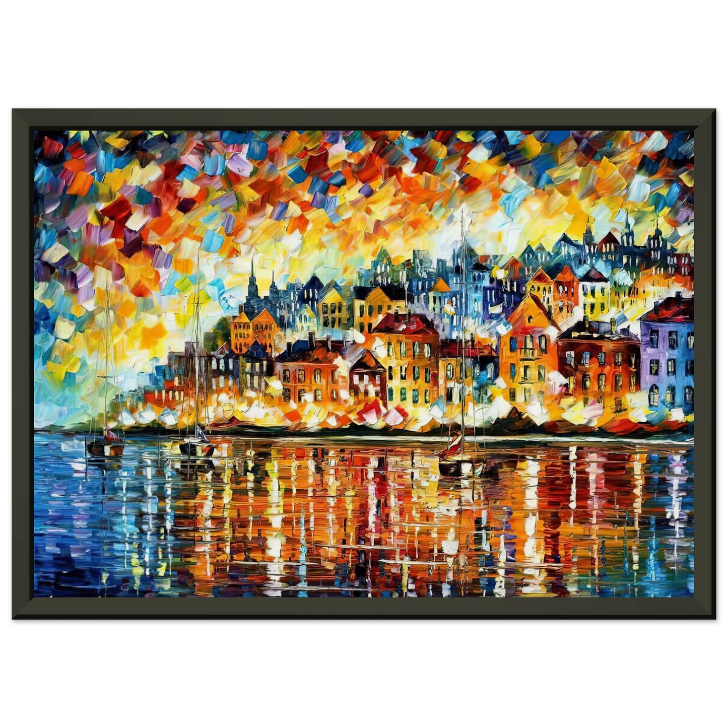 Leonid Afremov  Leonid Afremov Framed Art Print  - Aluminum Frame - 40x50 cm / 16x20 inches