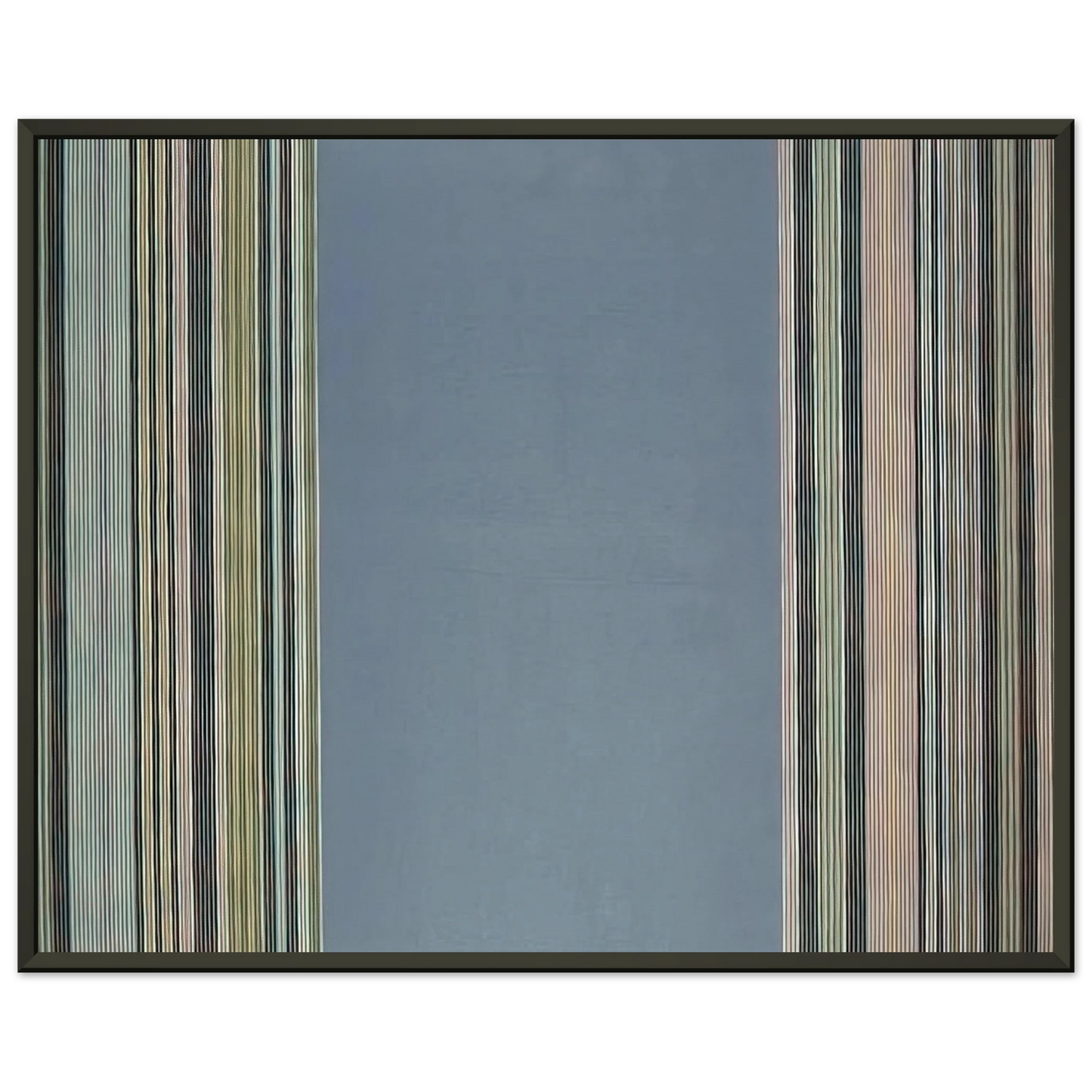 Gene Davis  Prince Albert  1978 Framed Art Print  - Aluminum Frame - 40x50 cm / 16x20 inches