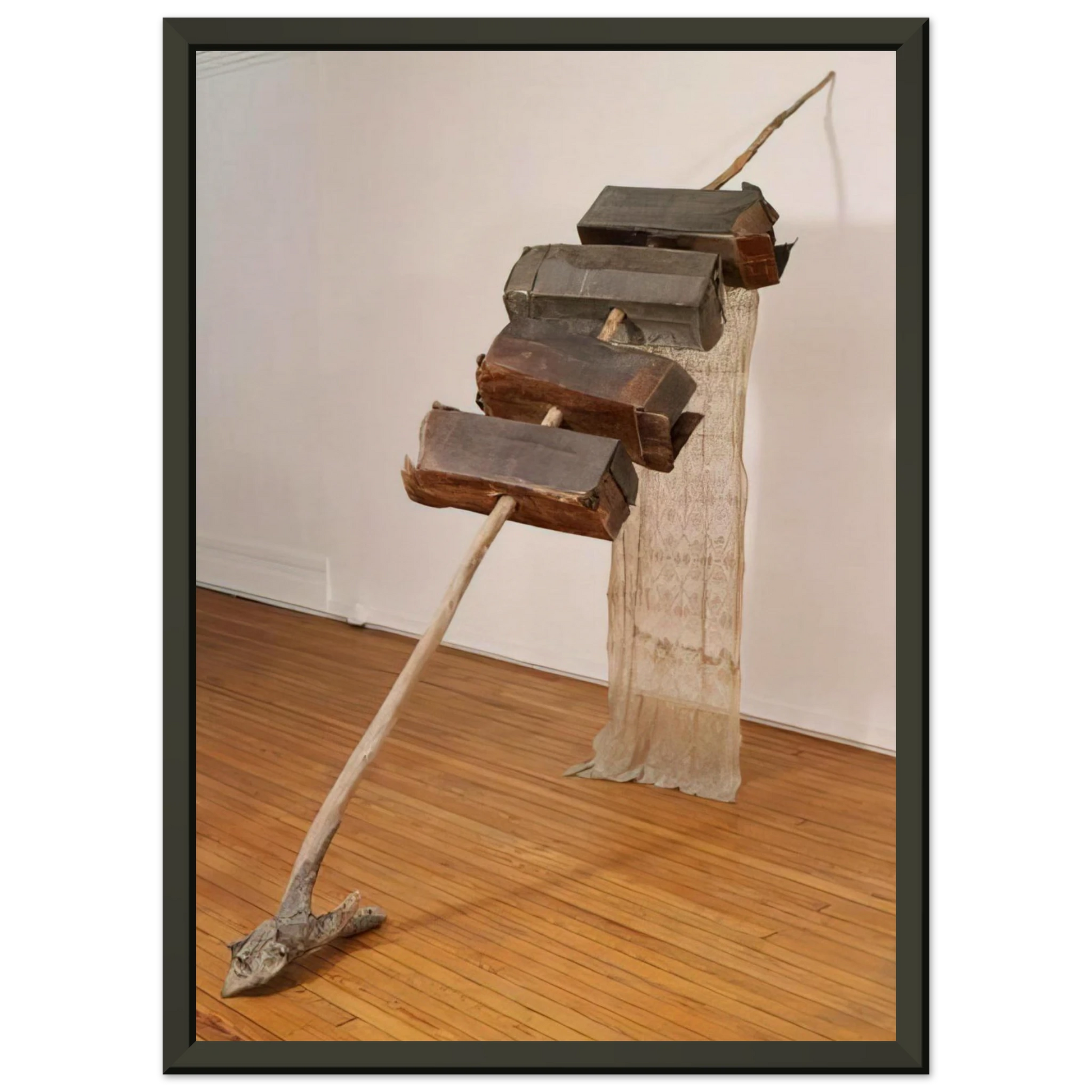 Robert Rauschenberg  UNTITLED VENETIAN 1973 Framed Art Print  - Aluminum Frame - 70x100 cm / 28x40 inches