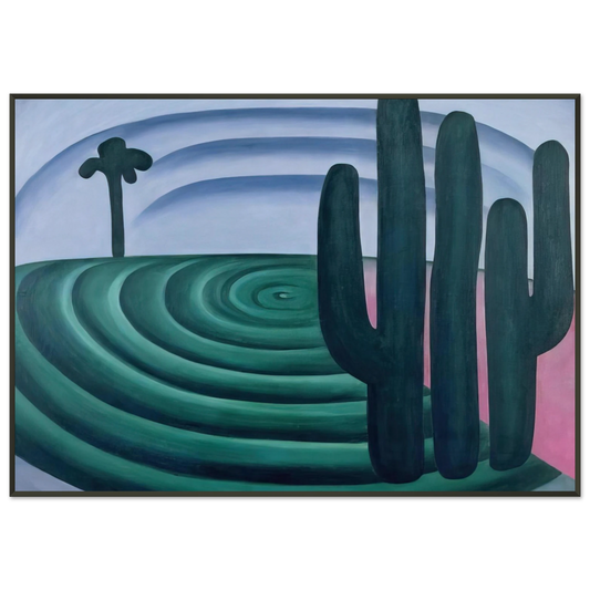 Tarsila do Amaral  Distance Framed Art Print  - Aluminum Frame - 21x29.7 cm / 8x12"