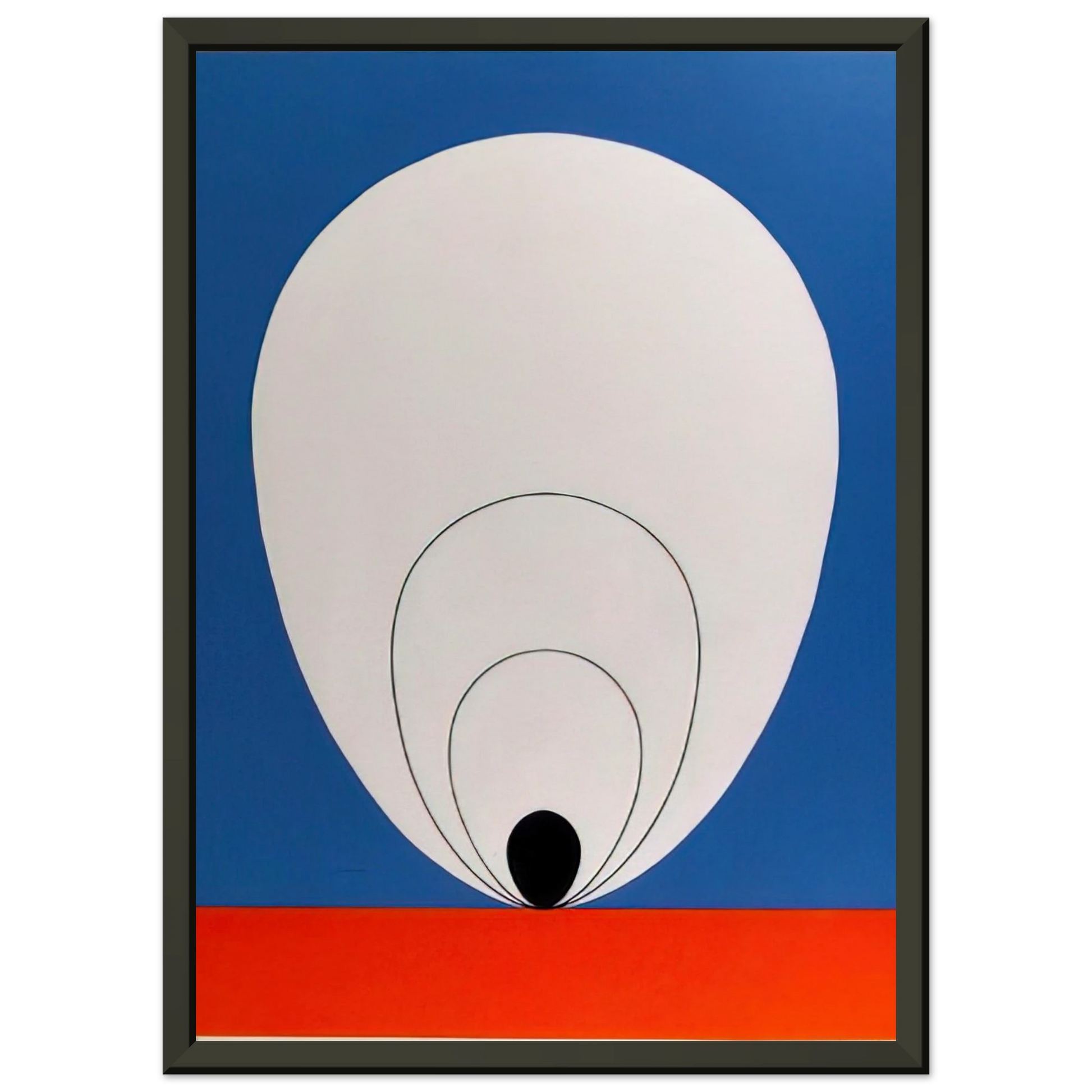 Clarence Holbrook Carter  Tulip  1978 Framed Art Print  - Aluminum Frame - 40x50 cm / 16x20 inches