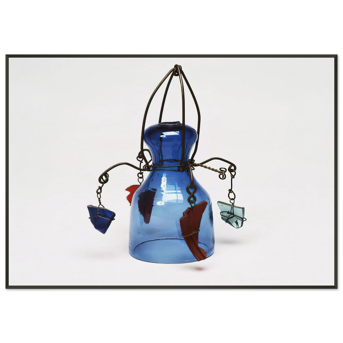 Alexander Calder  DINNER BELL 1942 Framed Art Print  - Aluminum Frame - 21x29.7 cm / 8x12"