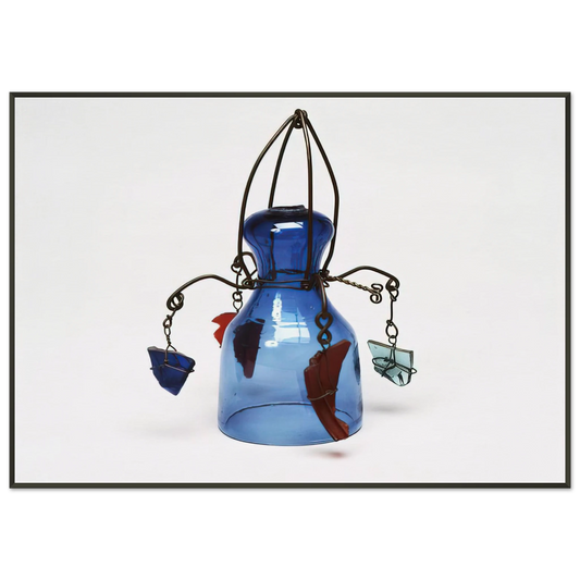 Alexander Calder  DINNER BELL 1942 Framed Art Print  - Aluminum Frame - 21x29.7 cm / 8x12"