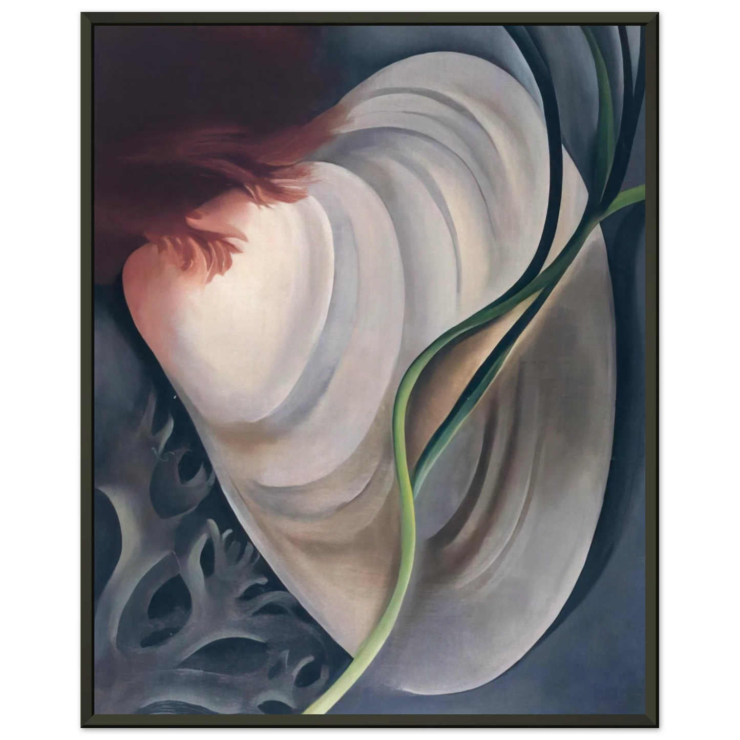Georgia OKeeffe  Shell No 2 Framed Art Print  - Aluminum Frame - 60x80 cm / 24x32 inches