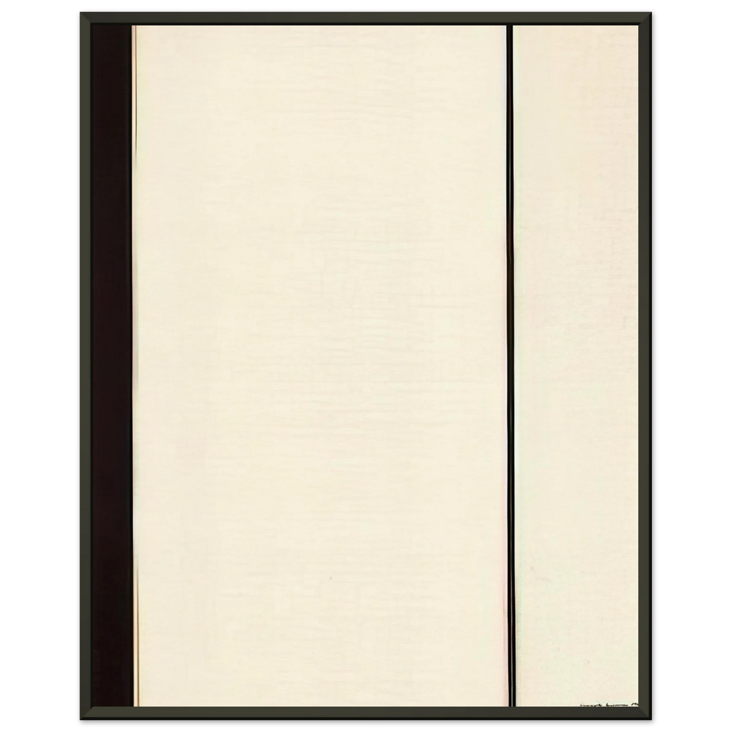 Barnett Newman  The Station of the Cross  Sixth Station Framed Art Print  - Aluminum Frame - 60x80 cm / 24x32 inches