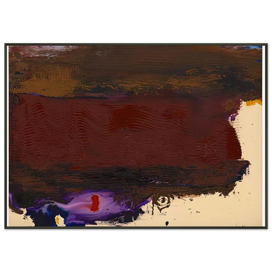 Helen Frankenthaler  Requiem 1992 Framed Art Print  - Aluminum Frame - 21x29.7 cm / 8x12"
