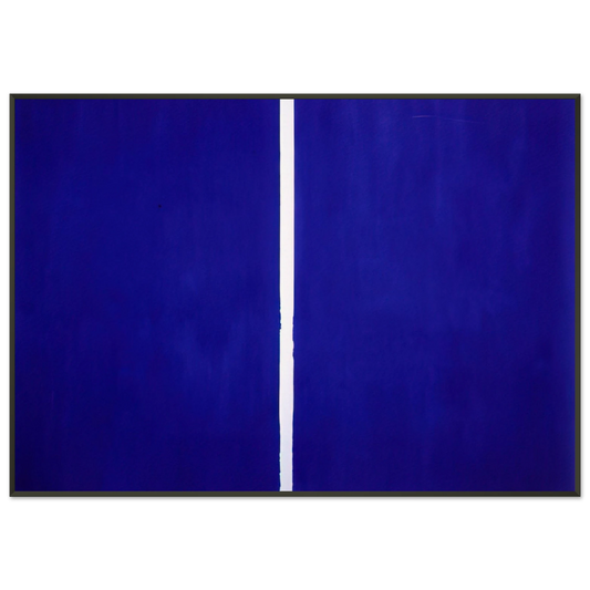 Barnett Newman  Onement VI Framed Art Print  - Aluminum Frame - 21x29.7 cm / 8x12"